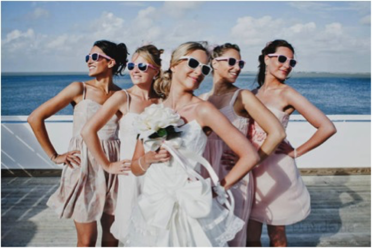 wedding party sunglasses