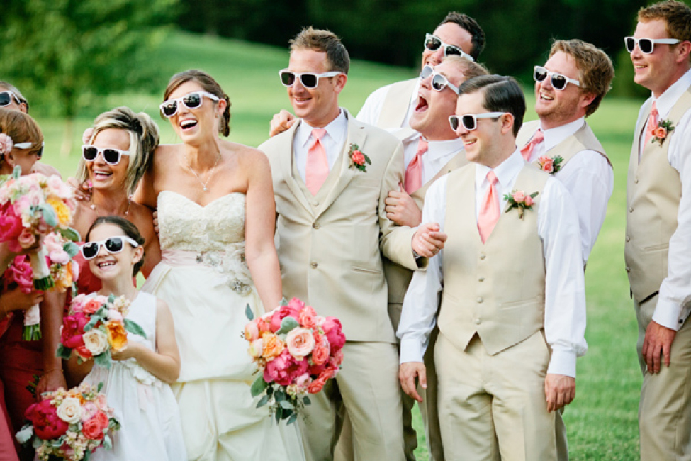 wedding party sunglasses