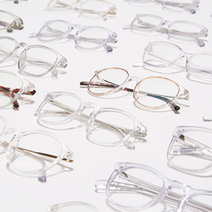 Transparent Cat Eye Prescription Glasses Frame Women Men Eyewear Glasses  Optical Spectacle Diamond Clear Lens Eyeglasses