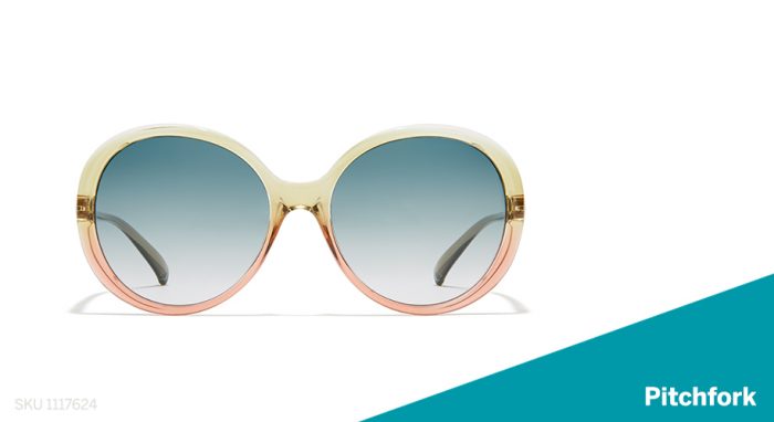 Round sunglasses with ombre frames, SKU 1117624. Brand: Pitchfork.