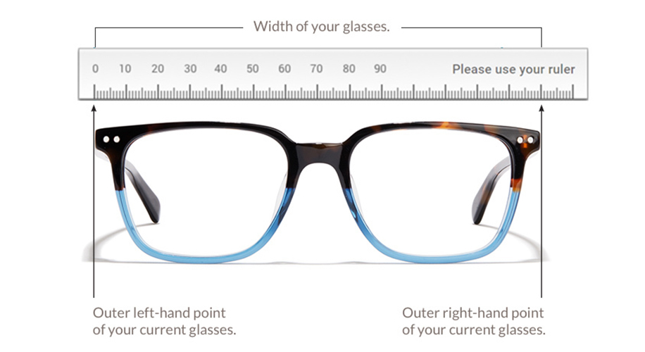 how to measure an eyeglass frame zenni optical