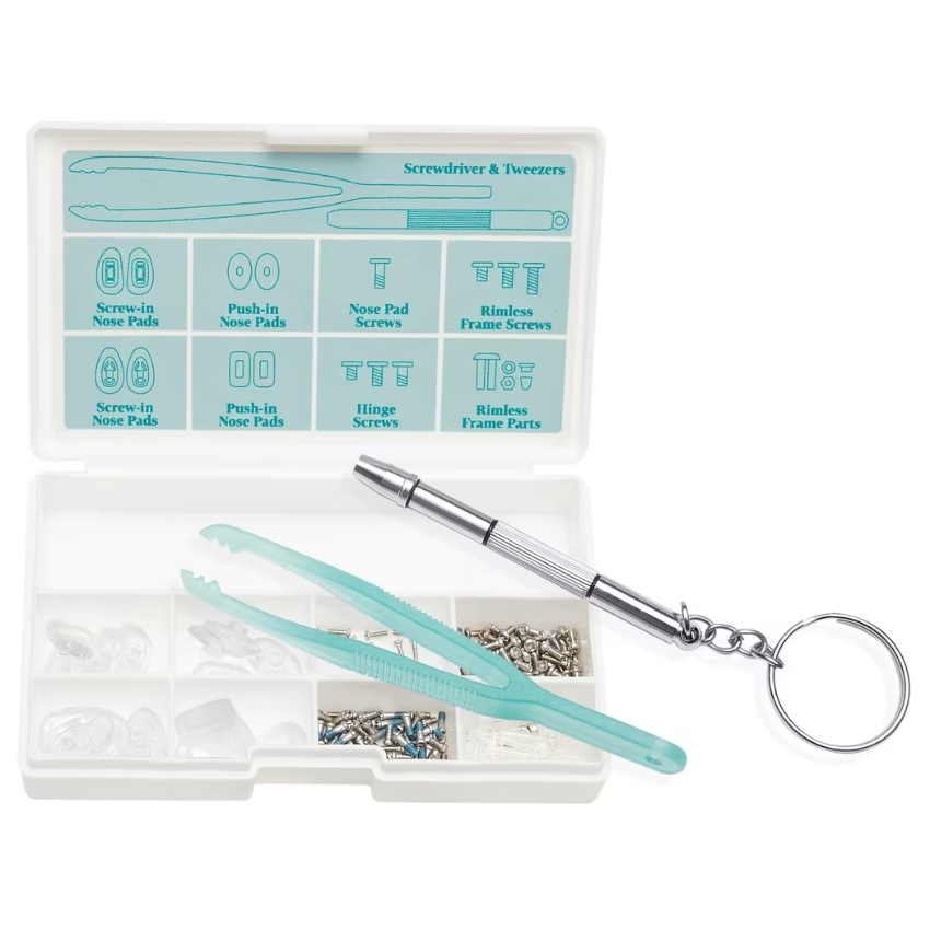 How to use eyeglass repair kit online