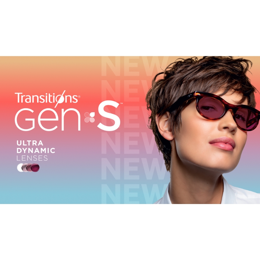 Transitions Gen 8 S, Ultra Dynamic Lenses. NEW.