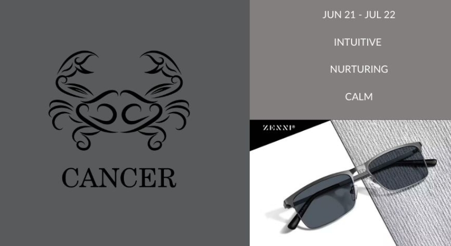 Photo of cancer zodiac sign and frames