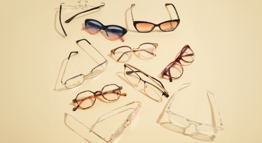 Wide selection of trendy frames