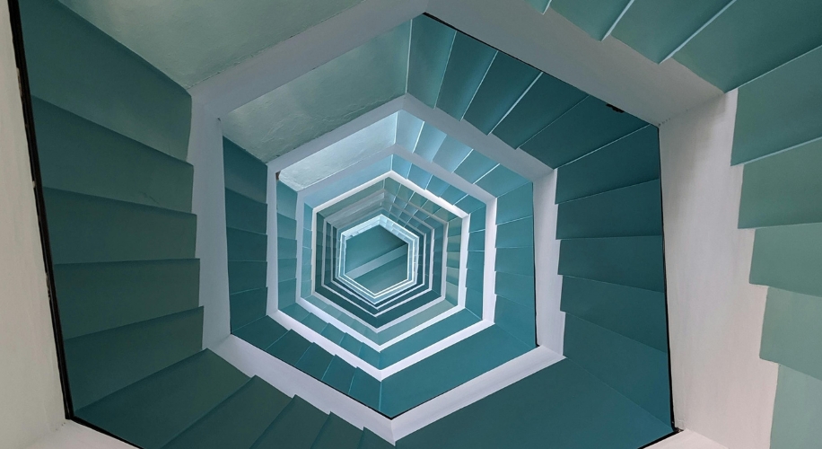 geometric-staircase