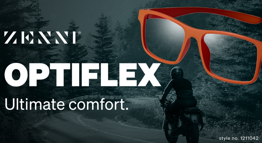 ZENNI OPTIFLEX Ultimate comfort. style no. 1211042