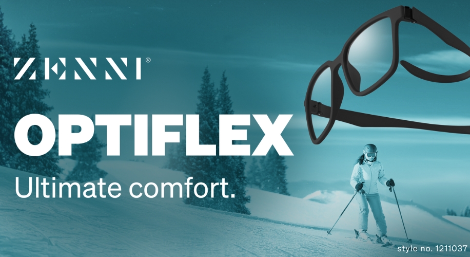 ZENNI OPTIFLEX Ultimate comfort. style no. 1211037