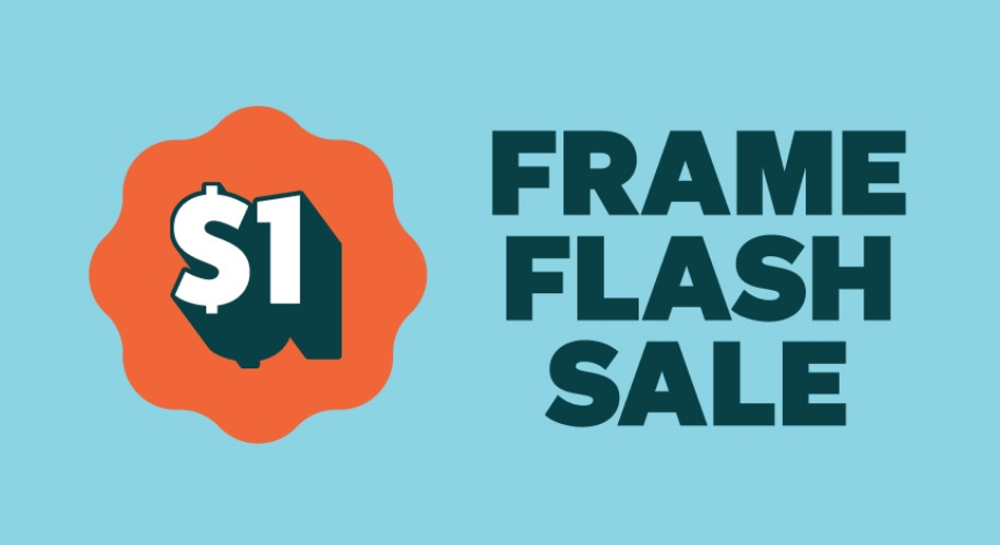 $1 Frame Flash Sale