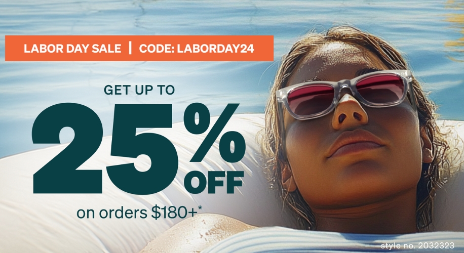 Labor Day Sale. Code: LABORDAY24. Get up to 25% off on orders $180+. Style no. 2032323.