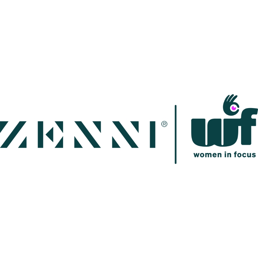 ZENNI Women in Focus, with wf logo and tagline "women in focus".