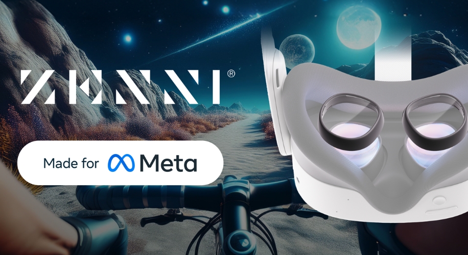 Zenni VR headset accessory, &quot;Made for Meta.&quot;