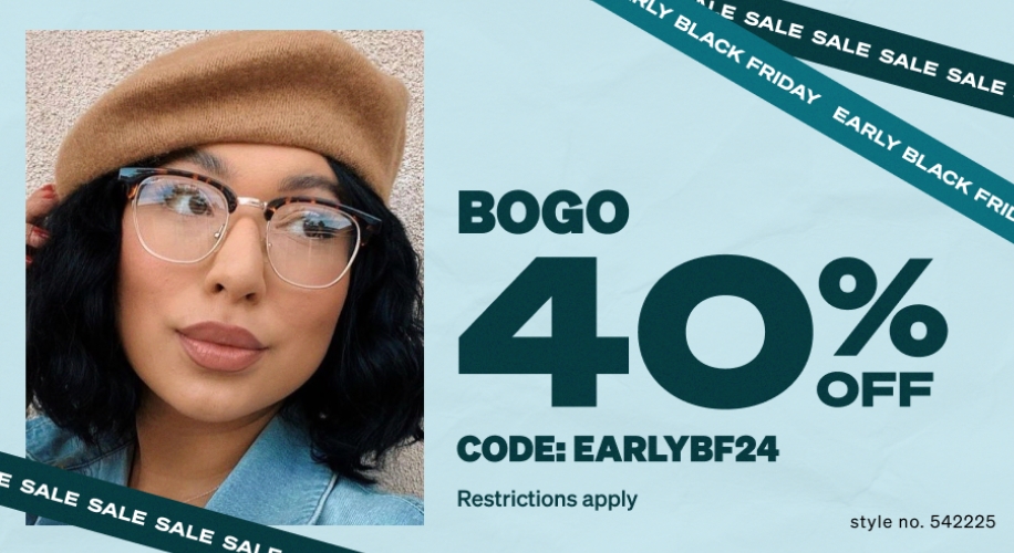 BOGO 40% OFF, CODE: EARLYBF24. Restrictions apply. Style no. 542225.