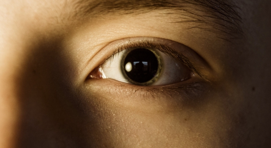 Close-up of a human eye.